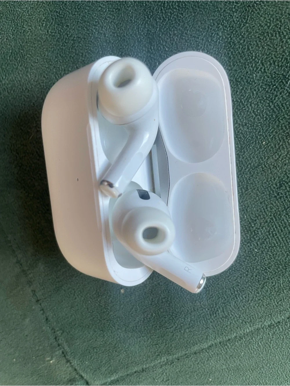 Apple AirPods Pro with Charging Case, Original Box and Leather Cover